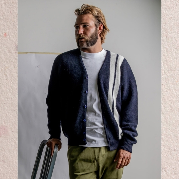 Birdwell Beach Britches Comp Stripe Cardigan - Picture 1 of 10